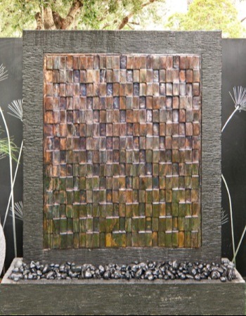 Water Wall – 3D Antique Squares